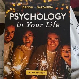 PSYCHOLOGY in your life 3rd edition BRAND NEW
